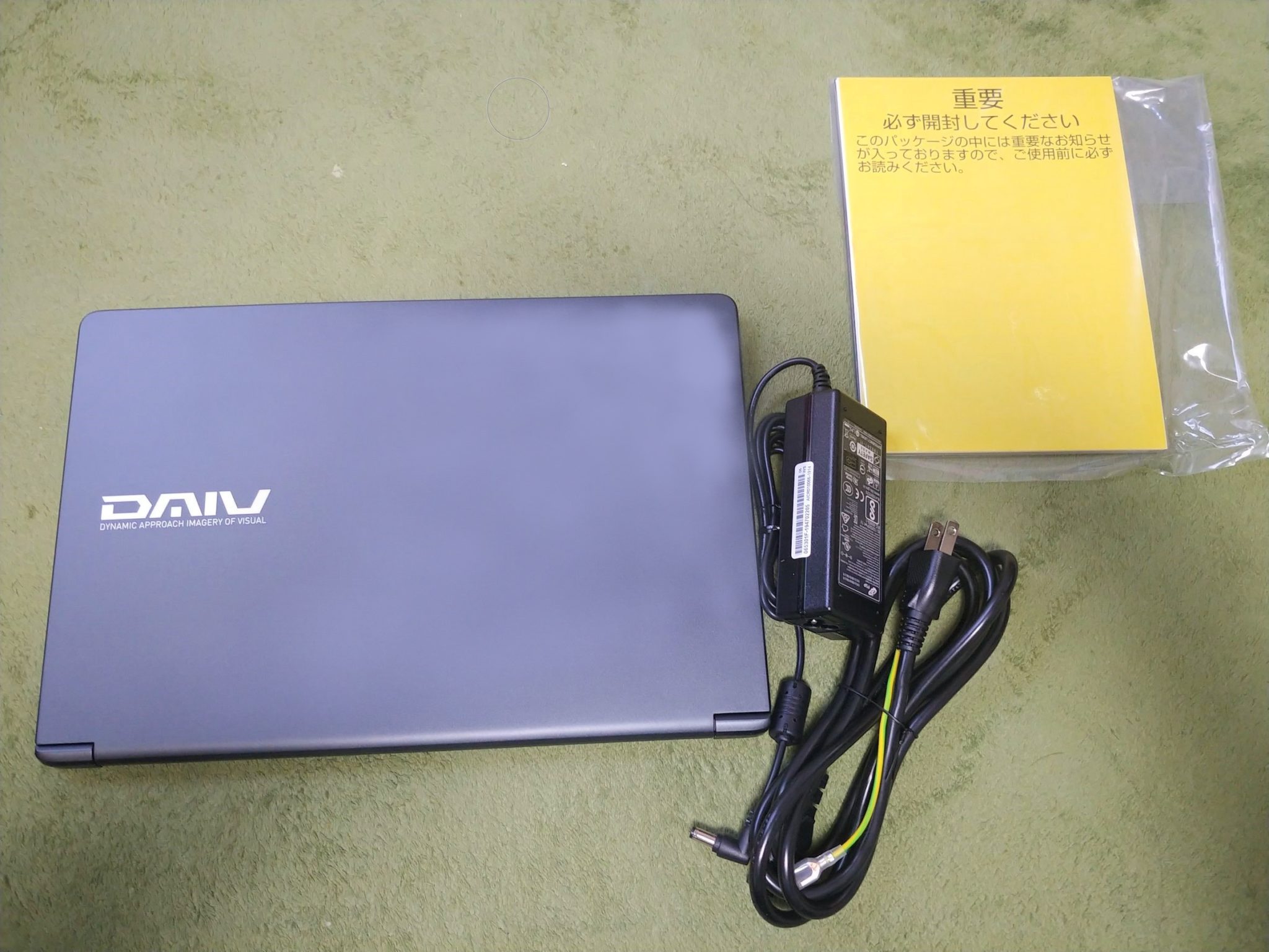 daiv 4n メモリ32GB i7-1165g7 GTX 1650Ti - Windowsノート本体